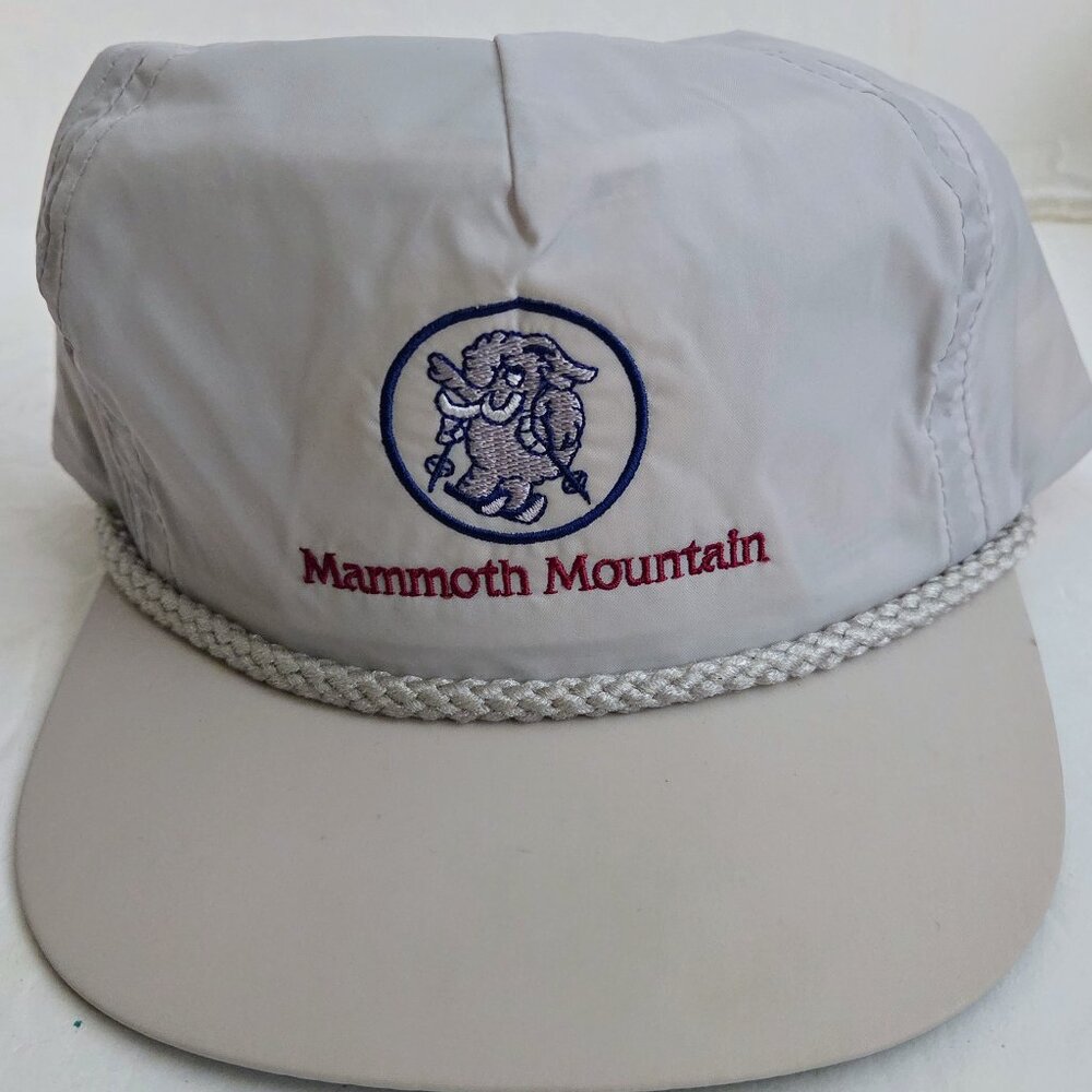 Gray Snapback Waterproof Mammoth Mountain Baseball Cap